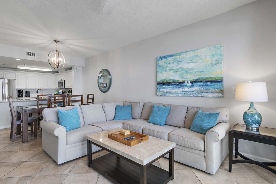 Condo, Multiple Beds (Leeward Key 505) | Living area | TV, DVD player