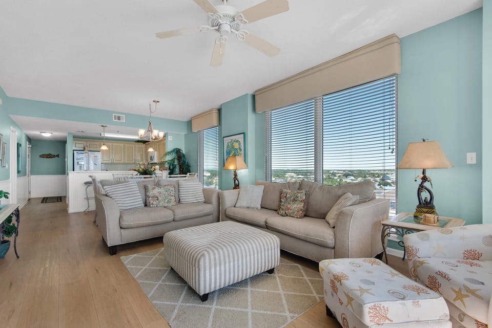 Condo, Multiple Beds (Leeward Key 806) | Living area | TV