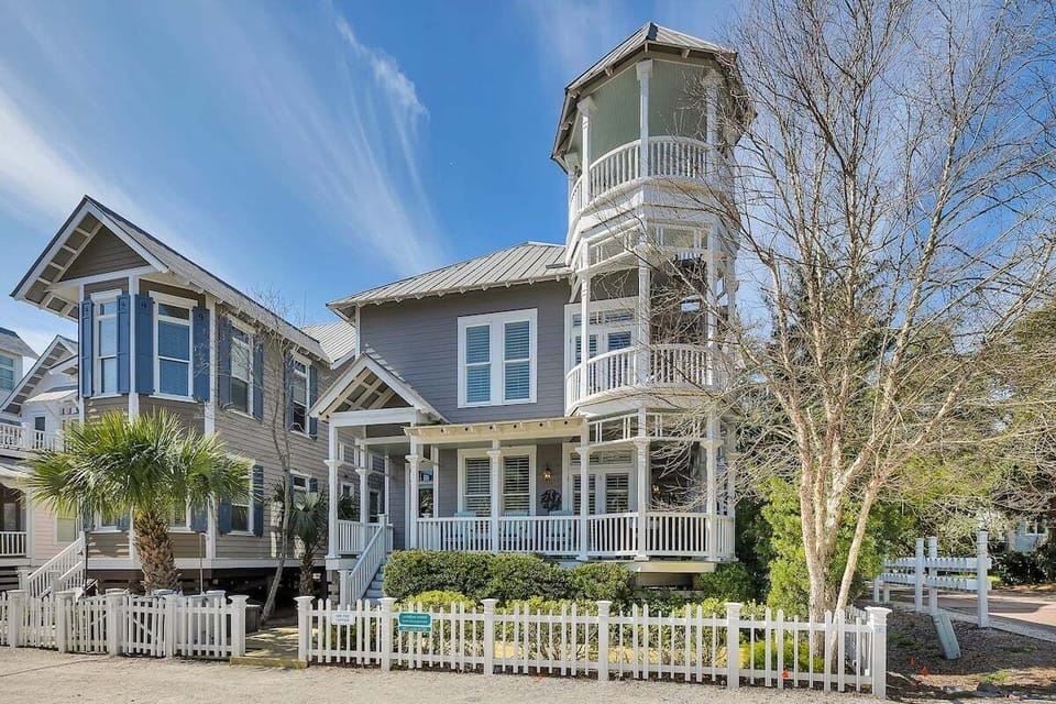Front exterior of the property with landscaping
