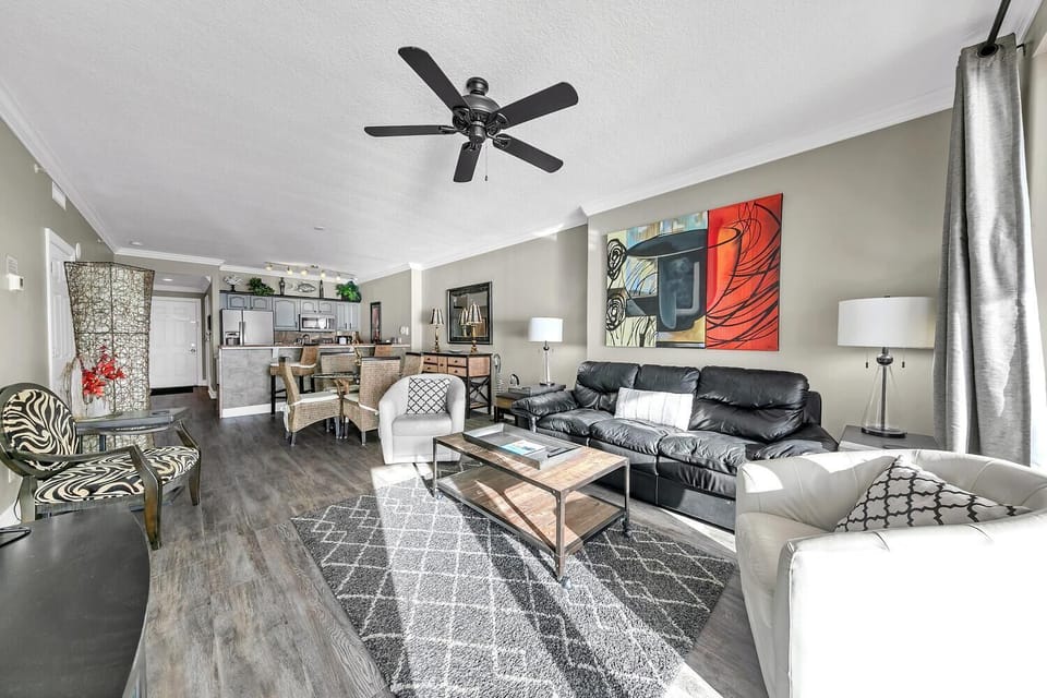 Condo, Multiple Beds (Ocean Reef 704) | Living area | TV