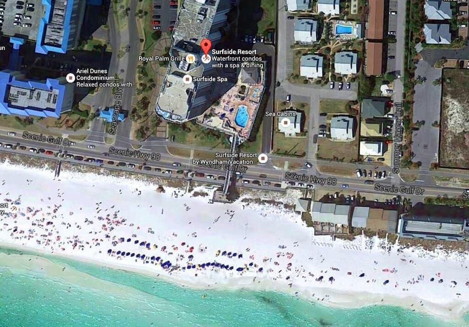 Condo, Multiple Beds (Surfside Resort #208- Emerald Dreams) | Aerial view