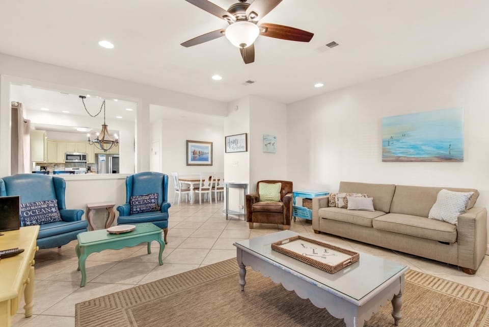 House, Multiple Beds (Martinique at Port-of-Call) | Living area | TV