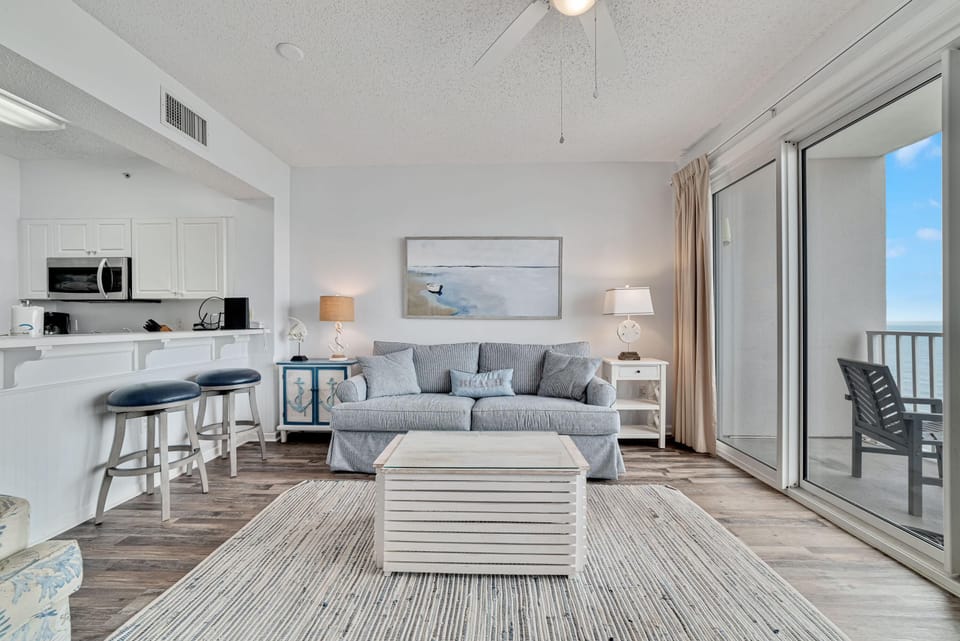 Condo, 1 King Bed with Sofa bed (Windemere 1204) | Living area | TV