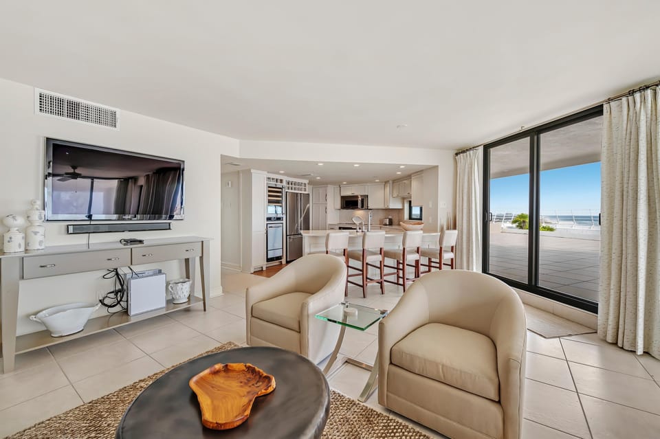 Condo, Multiple Beds (Eden East 604) | Living area | TV