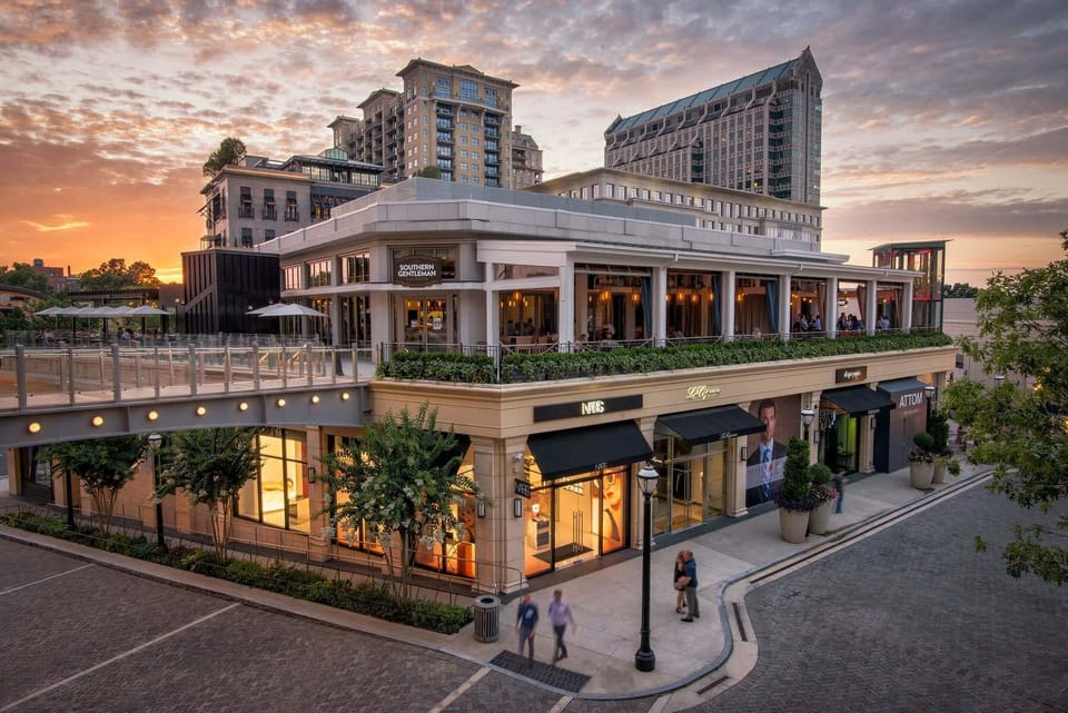 Just a few minute walk to Buckhead village with plenty of shopping and dining