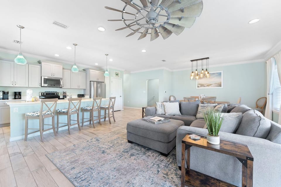 House, Multiple Beds (Salty Breeze at Lost Key Villas-Pet F) | Living area | TV