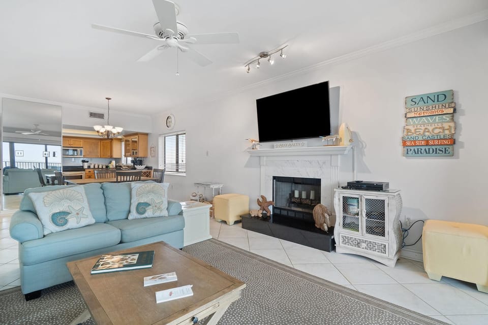 Condo, Multiple Beds (Shipwatch A601) | Living area | TV