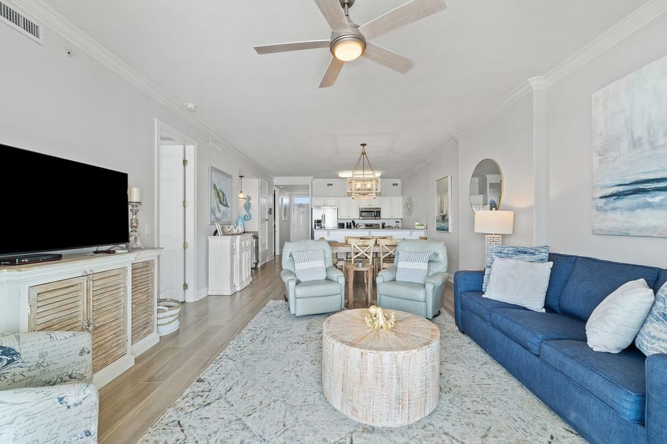 Condo, Multiple Beds (Regency Isle 503) | Living area | TV