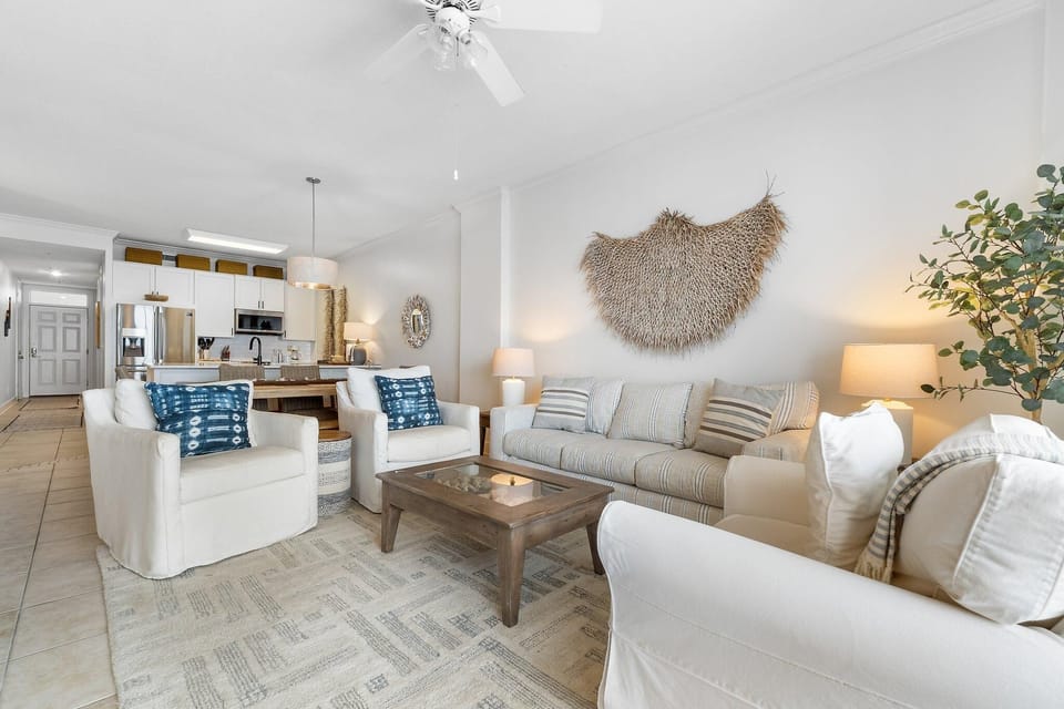 Condo, Multiple Beds (Grand Pointe 401) | Living area | TV