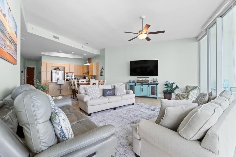 Condo, Multiple Beds (Caribe C104) | Living area | TV