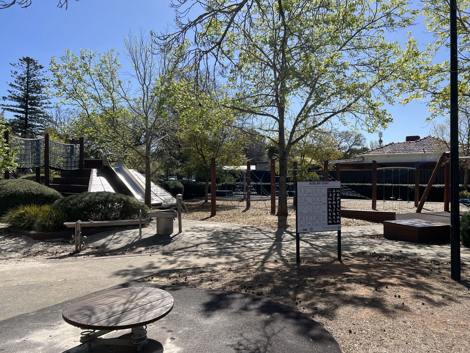 Local playground next to Hamra centre library. Only 2 min drive or 15min walk.