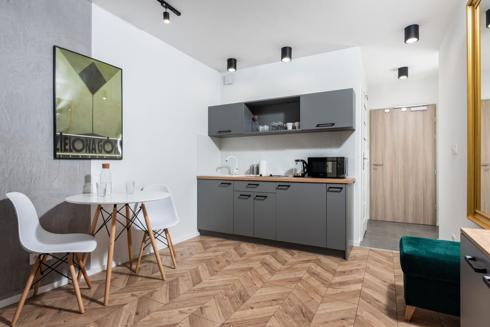 13. Debniki | ICE - Studio Apartment | Living area