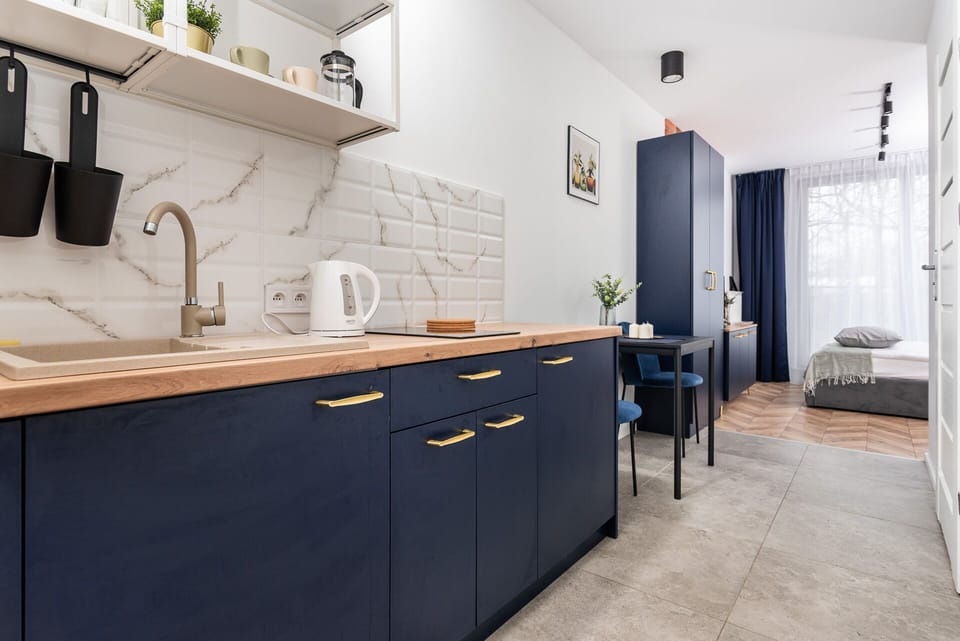 19. Cosy Studio | Debniki | ICE Congress Centre | Private kitchenette | Coffee/tea maker, electric kettle