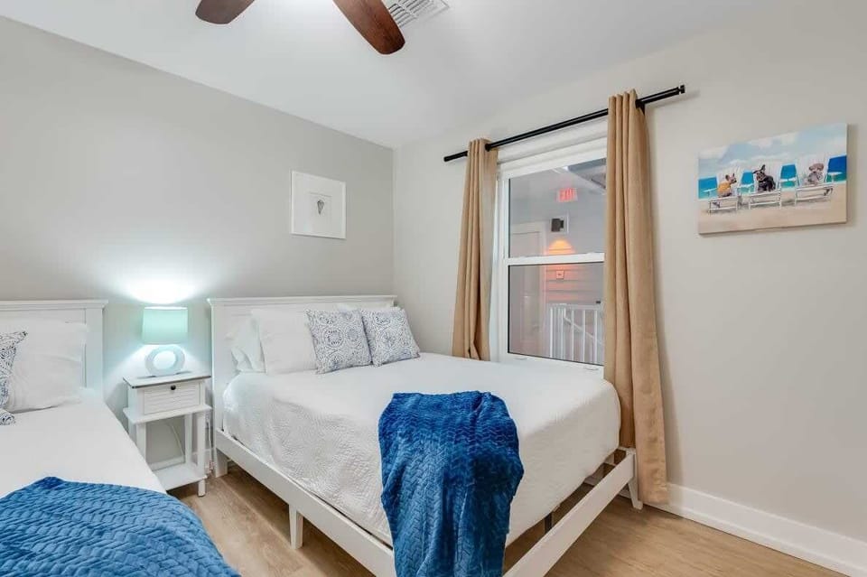 Cozy retreat with double beds