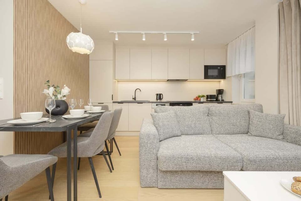 Living room with dining area