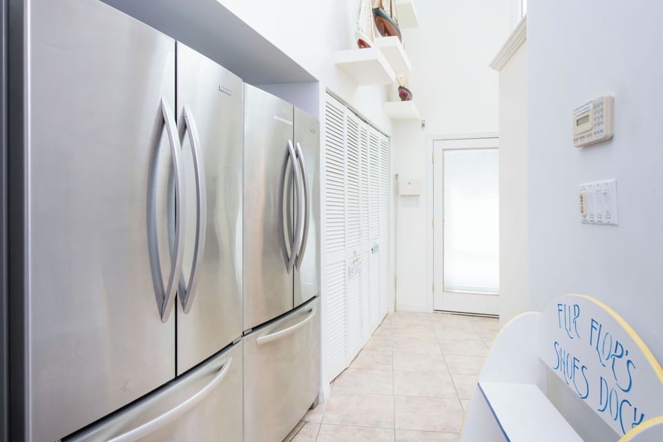 Double fridge.