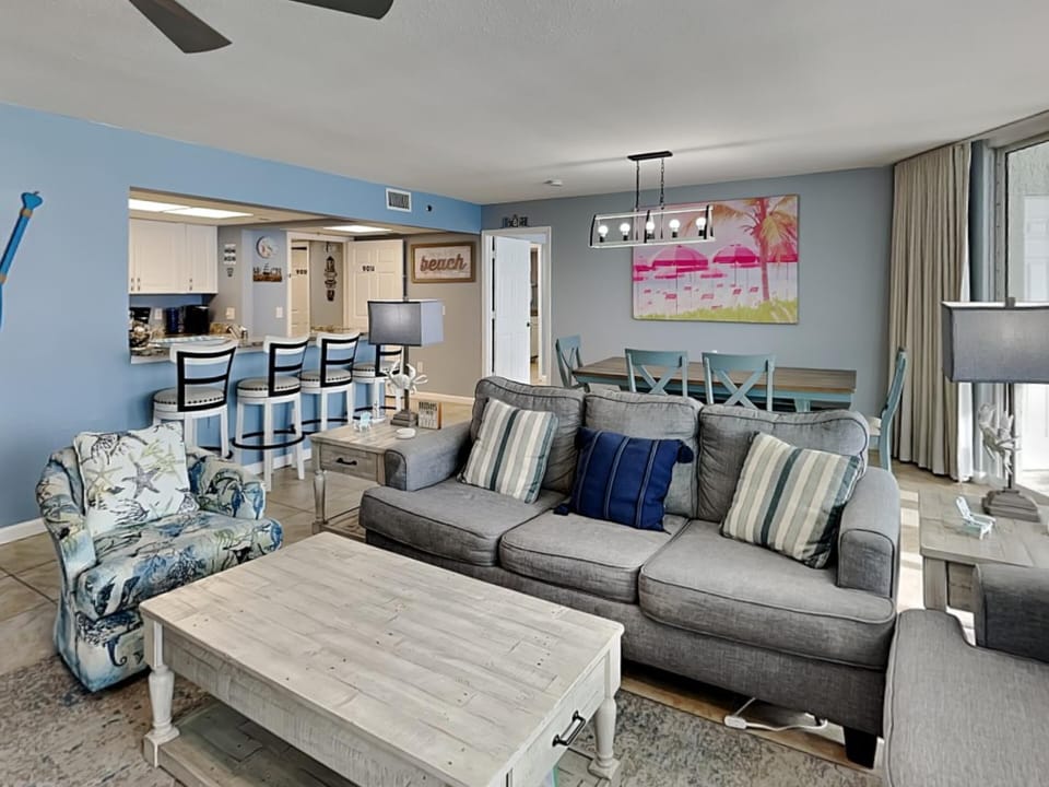 Living Area - Queen Sleeper Sofa