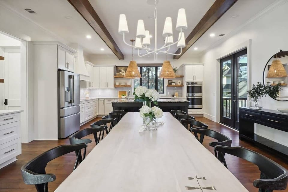10-person dining table
