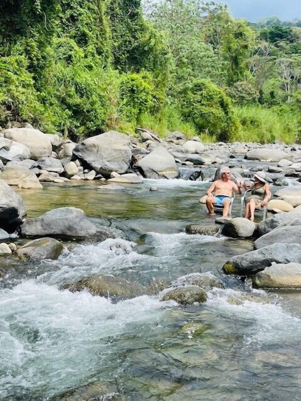 Relax in the river at Casitas Del Rio Riverfront Nature Lodge 5