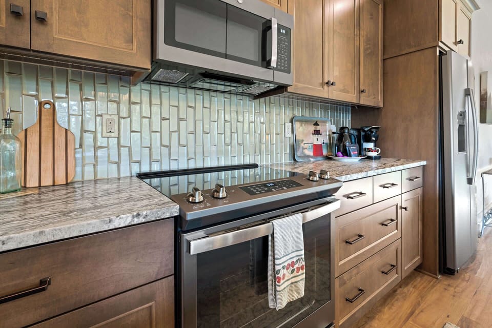 The full stocked kitchen will ensure guests feel at home