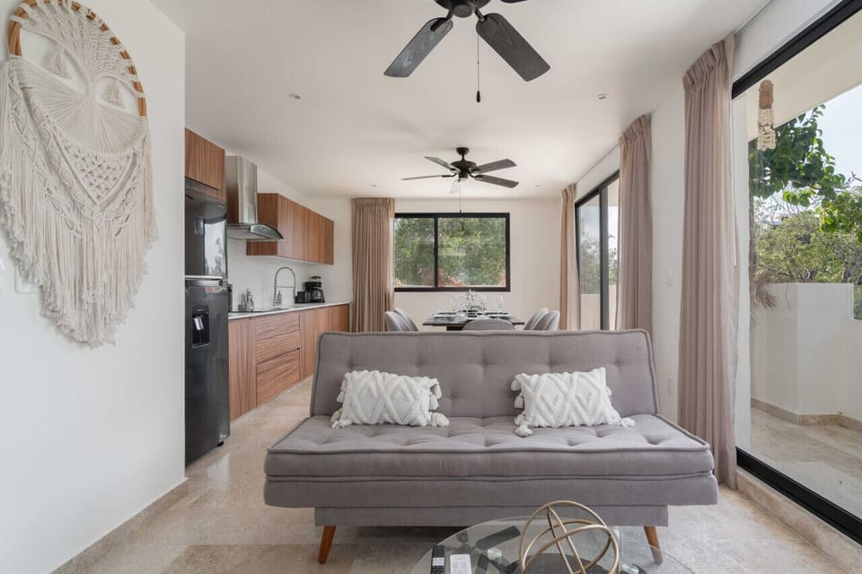 Entertain in style in our open concept living and dining area, perfect for gatherings