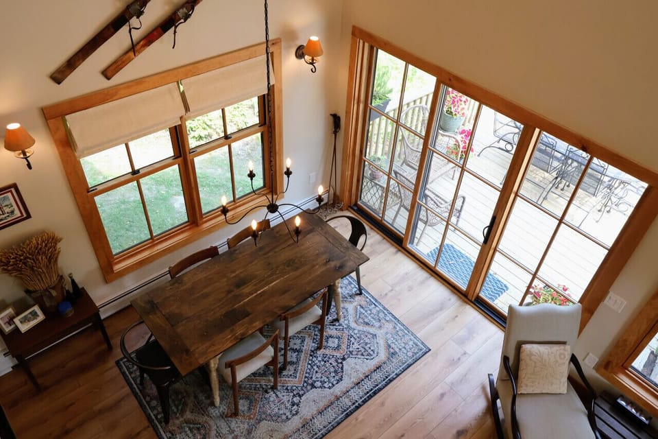 Loft  view of dining area