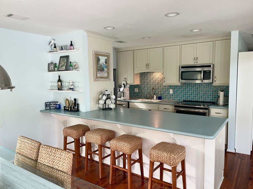 Kitchen with Bar Seating 