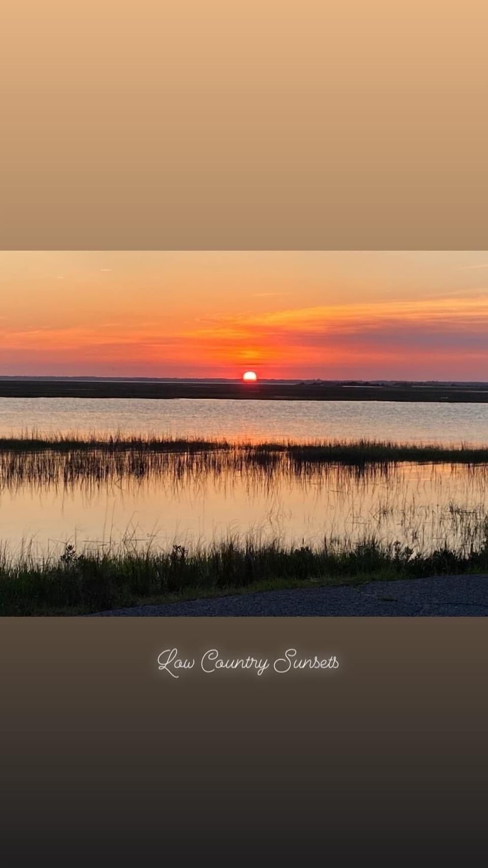 Low Country sunset.