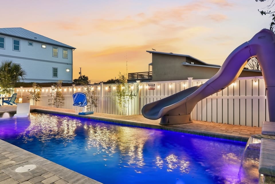 The Ultimate Backyard Thrill: Our Turbo Twister slide offers splash-filled fun f