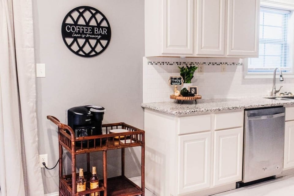 Kitchen with  Complimentary Coffee Bar