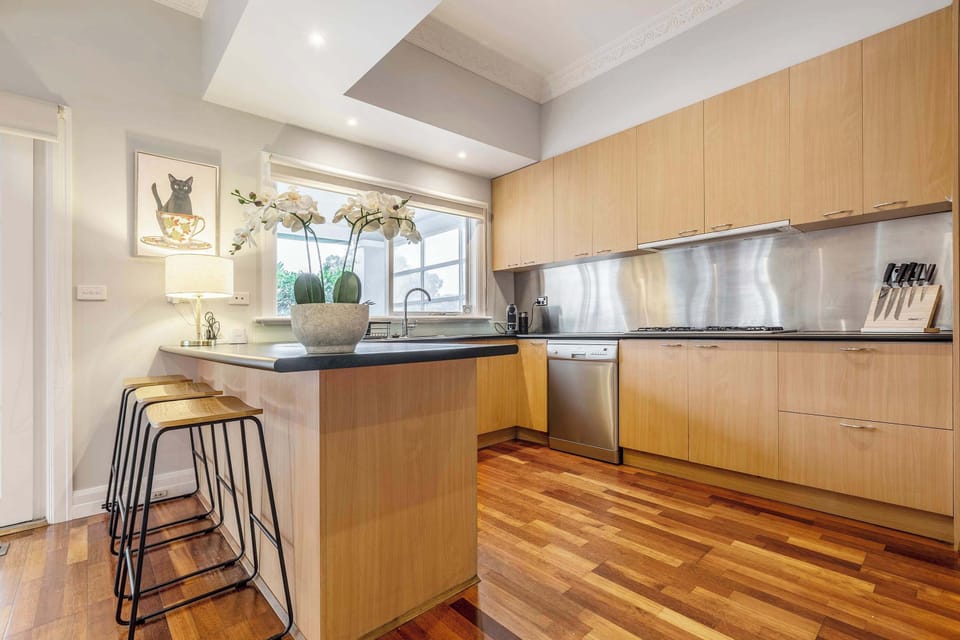 KITCHEN: From quick breakfasts to slow dinners, the fully equipped kitchen offers modern convenience within a timeless setting, with an open layout that makes it easy to cook, connect, and stay part of the conversation.
