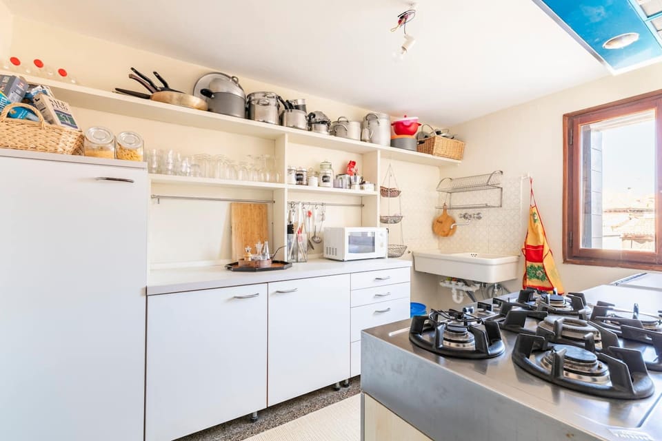 Premium Apartment | Private kitchen | Full-size fridge, microwave, oven, stovetop