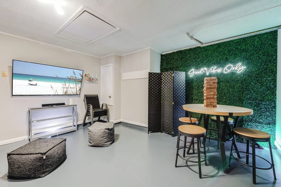 "Welcome to the ultimate play zone! 🎉 Where imagination leaps and creativity knows no bounds! Please note: the garage is not air-conditioned.