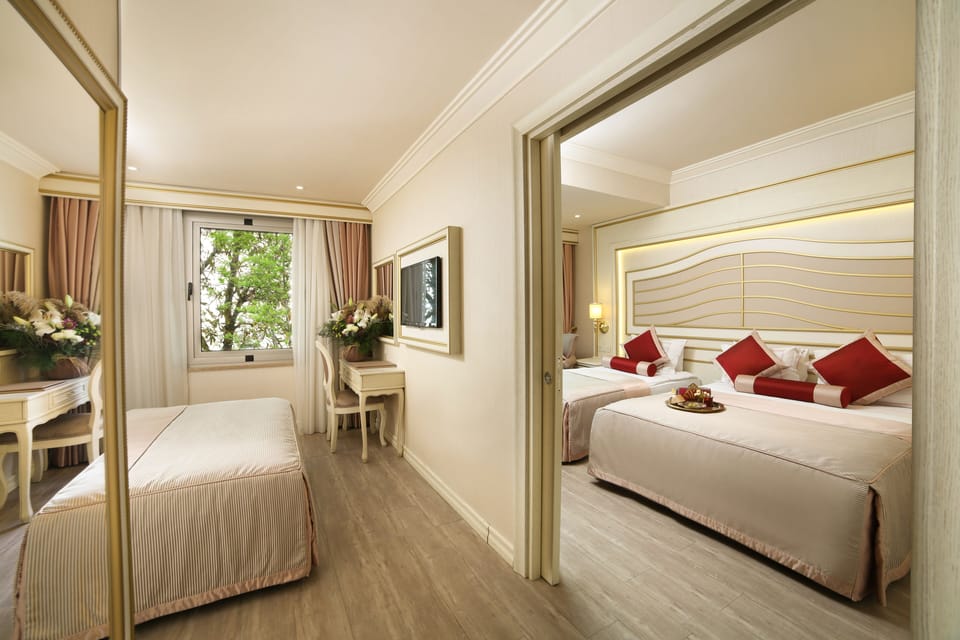 Premium bedding, minibar, in-room safe, soundproofing