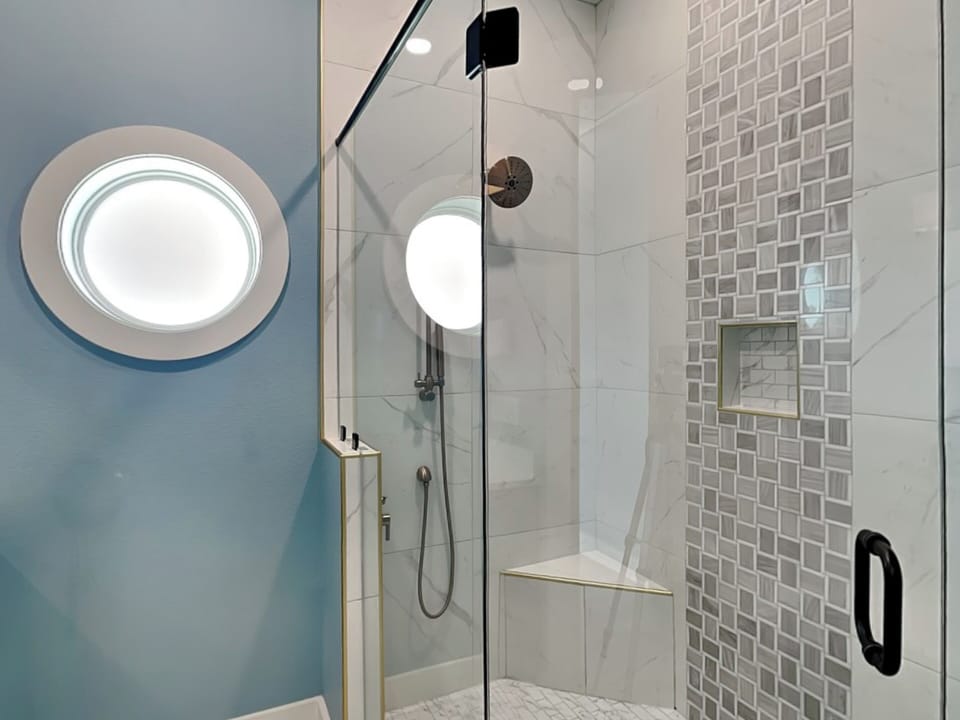 Primary Bathroom, Third Floor - Walk-in Shower
