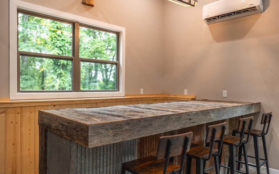 Close up view of bar.  Nice view of river and gravel bar from this spot.