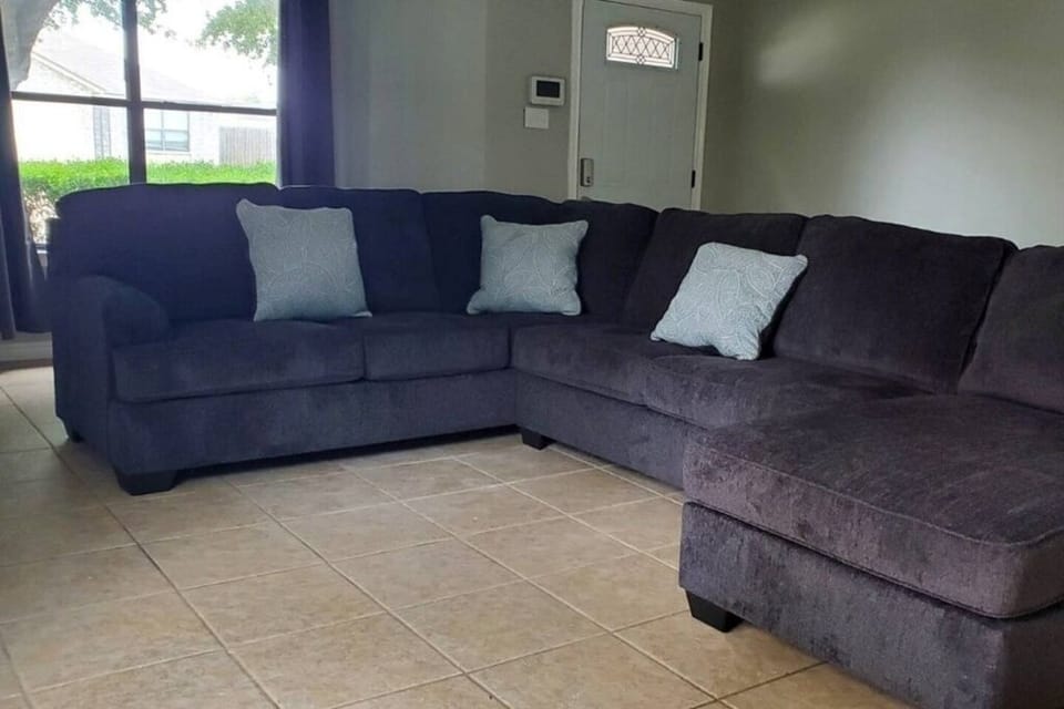 The living room is a cozy retreat for guests to unwind and enjoy leisure time.