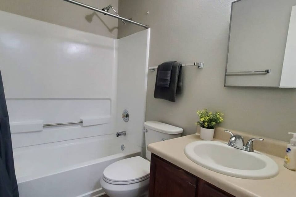 Enjoy a relaxing bath experience.