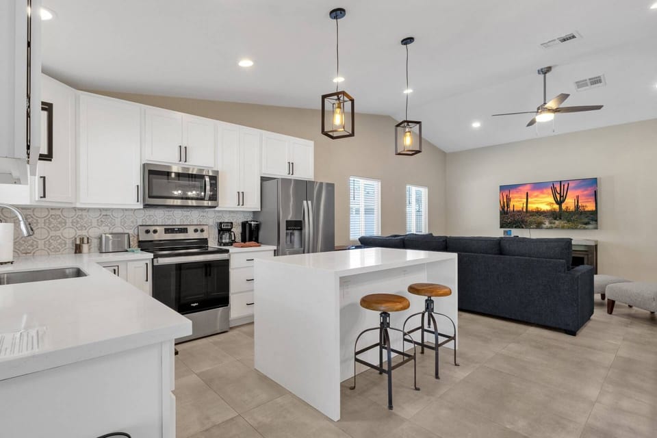 It's the perfect floor open floor plan for gathering with family