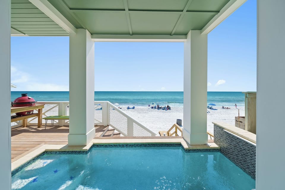 Private Pool and Beach Boardwalk
