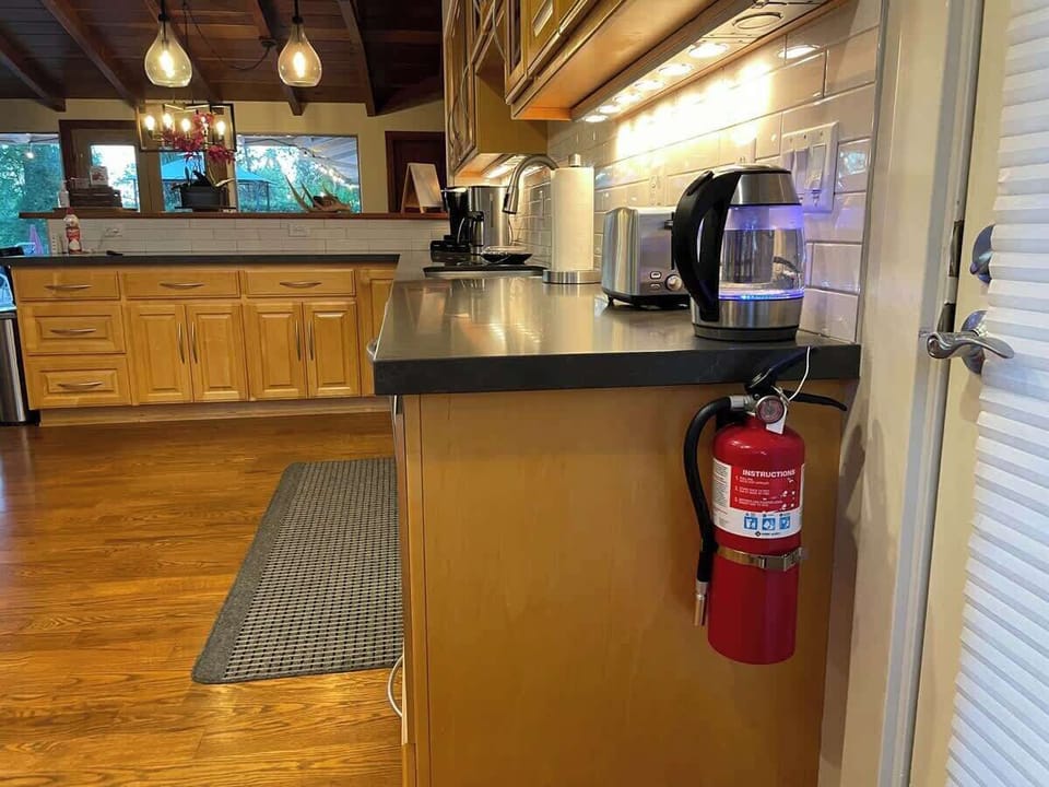 Whether it's the massive counter top or the 6 burner Wolf Stove, you will enjoy cooking your favorite meals here. We can put you in touch with a private chef who will arrange a special feast if you want to leave the cooking to someone else. 