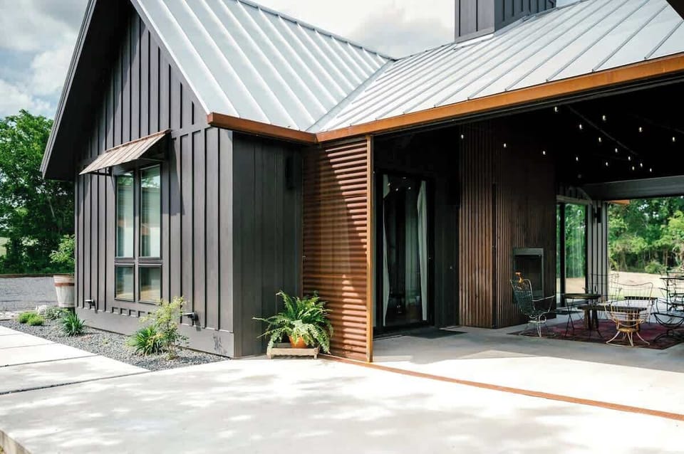 Step through the sliding glass door to your next getaway!