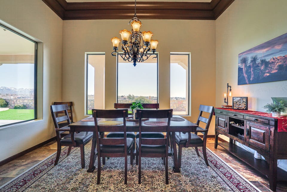 Dining Room | Dishware & Flatware Provided