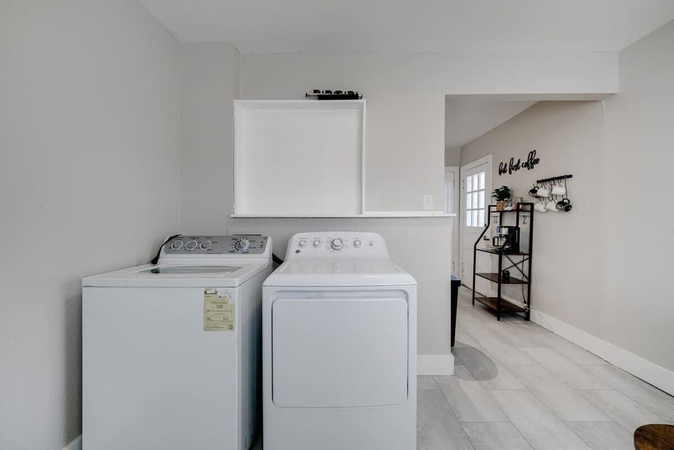 Convenient in-home washer and dryer available for guest use during your stay.