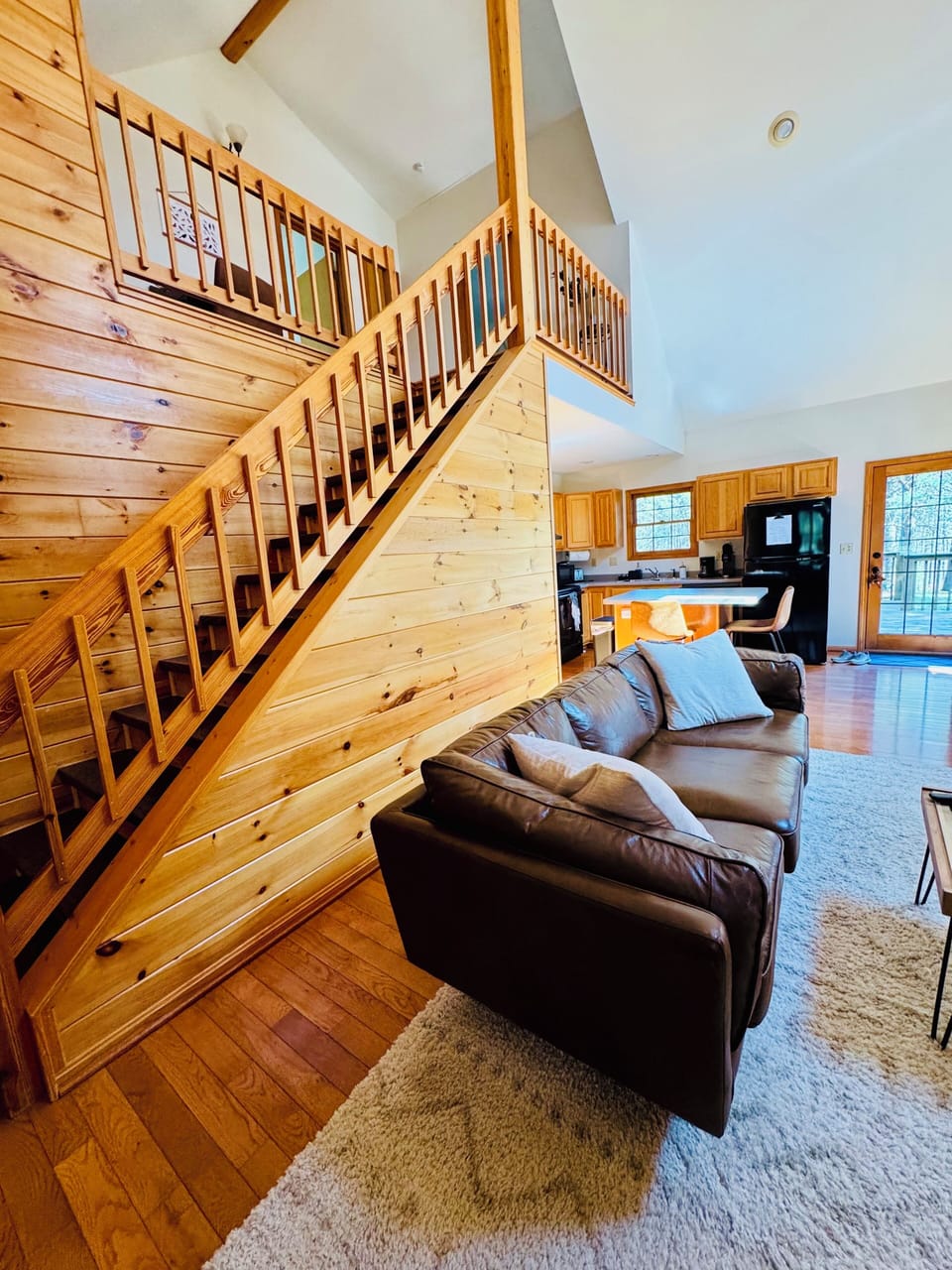 Entrance leading into the living room & loft for 2nd bedroom and 2nd full bath