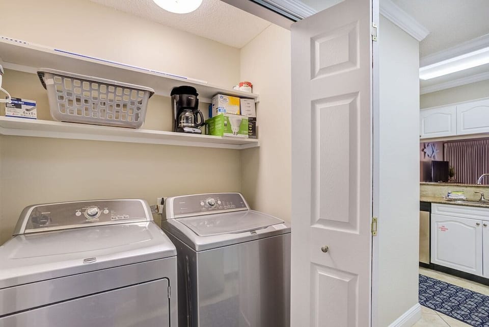 Full sized washer and dryer