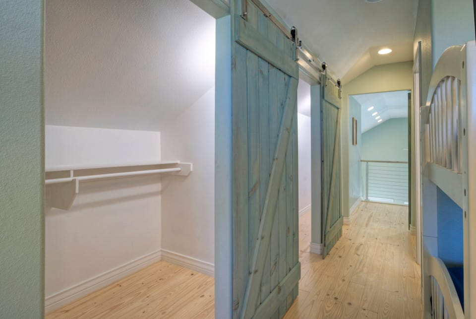 Closet in the upper level.