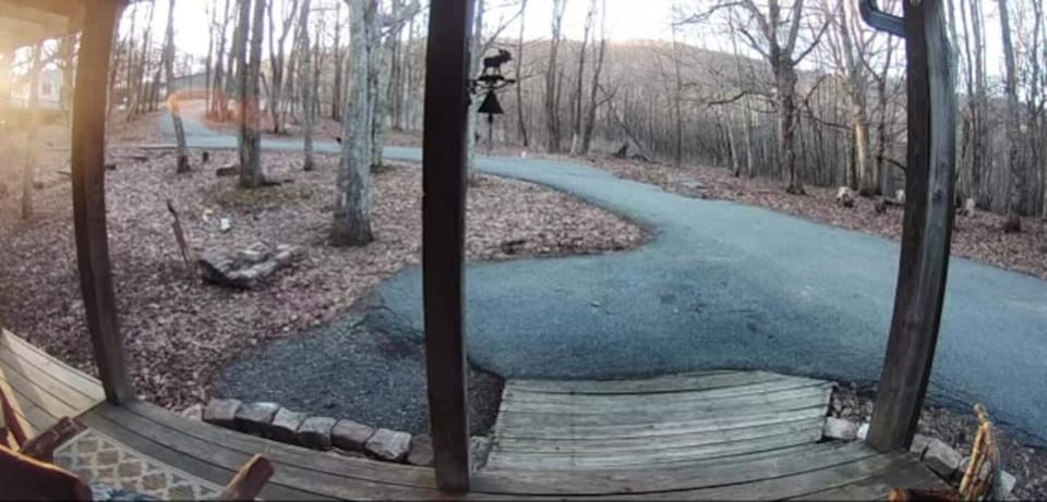 Paved spot in front of home - now has a gravel pad beside it.