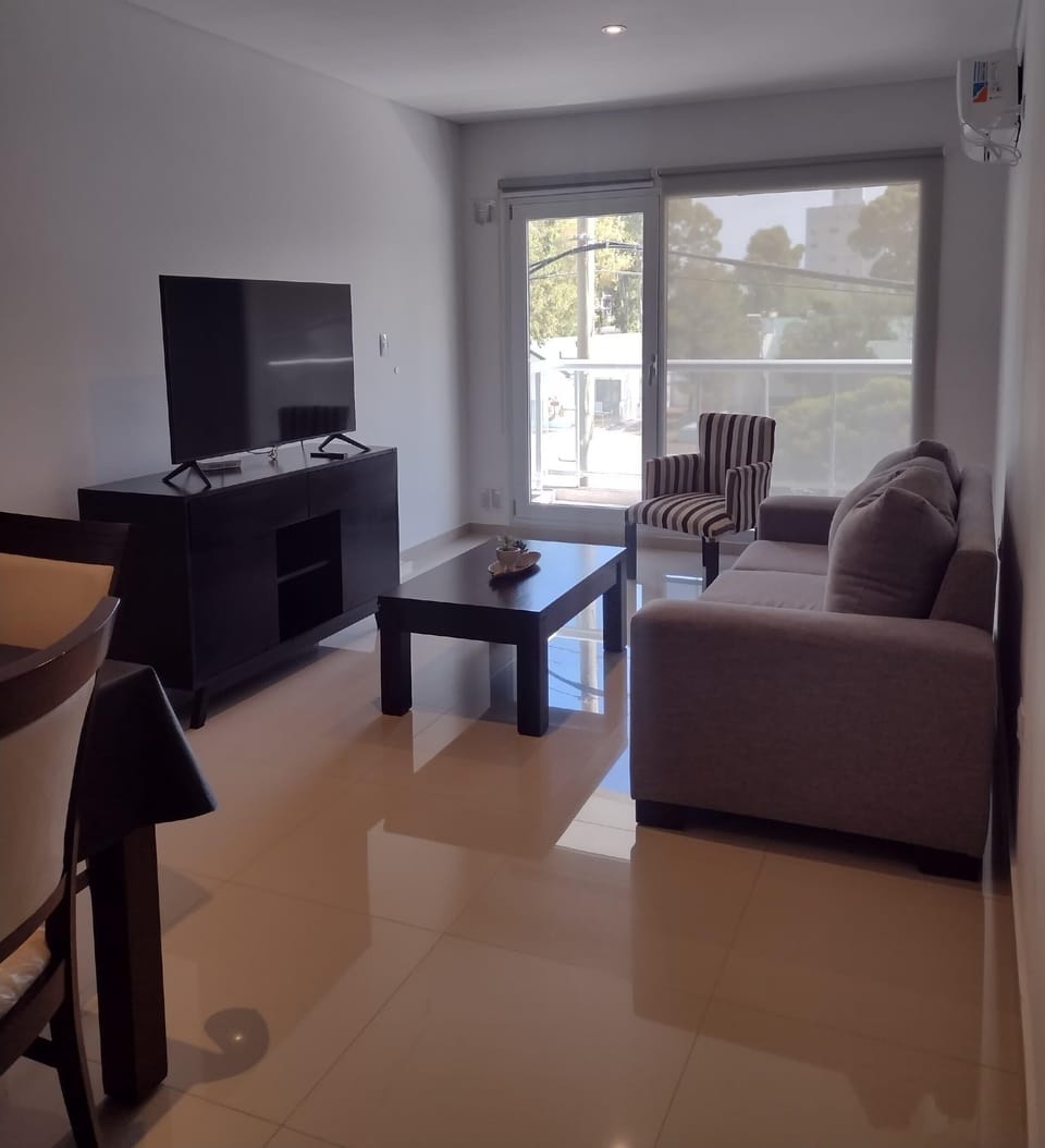 Deluxe Apartment | Living area | Heated floors