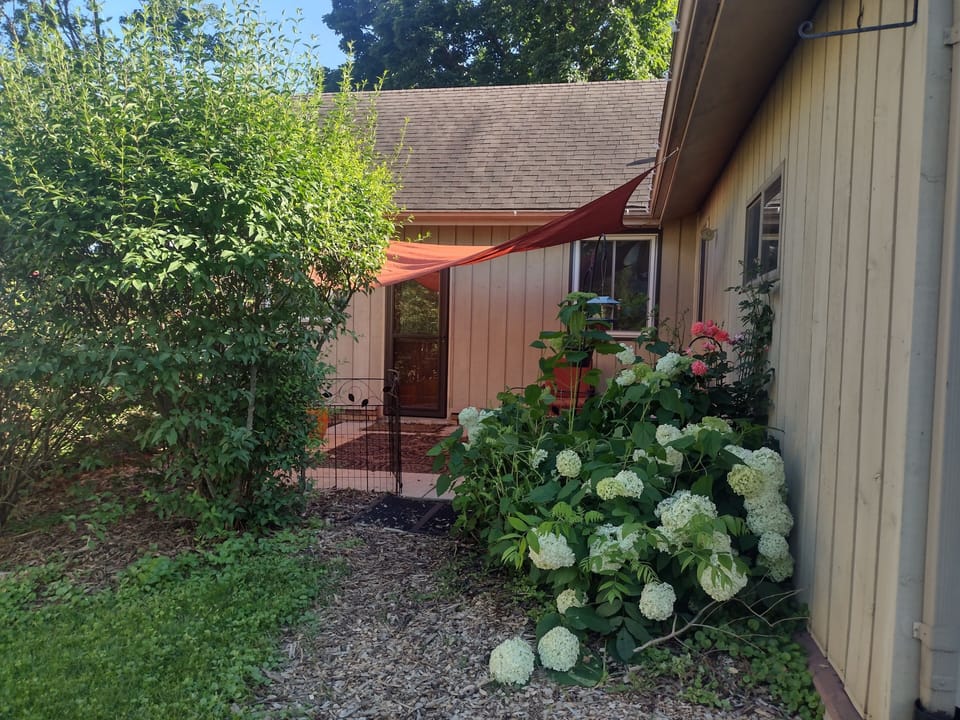 Patio entrance
